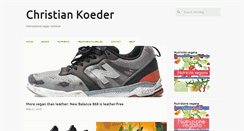 Desktop Screenshot of christiankoeder.com